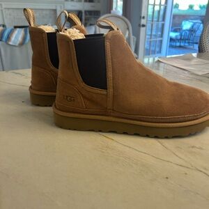 UGG Chestnut Suede Ankle Boots